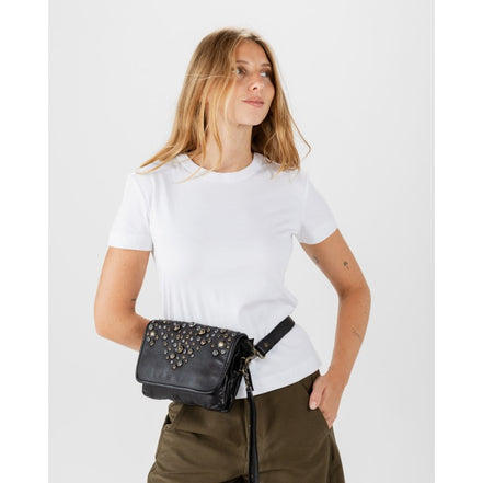 Borsa a tracolla in pelle BIBA Bunn