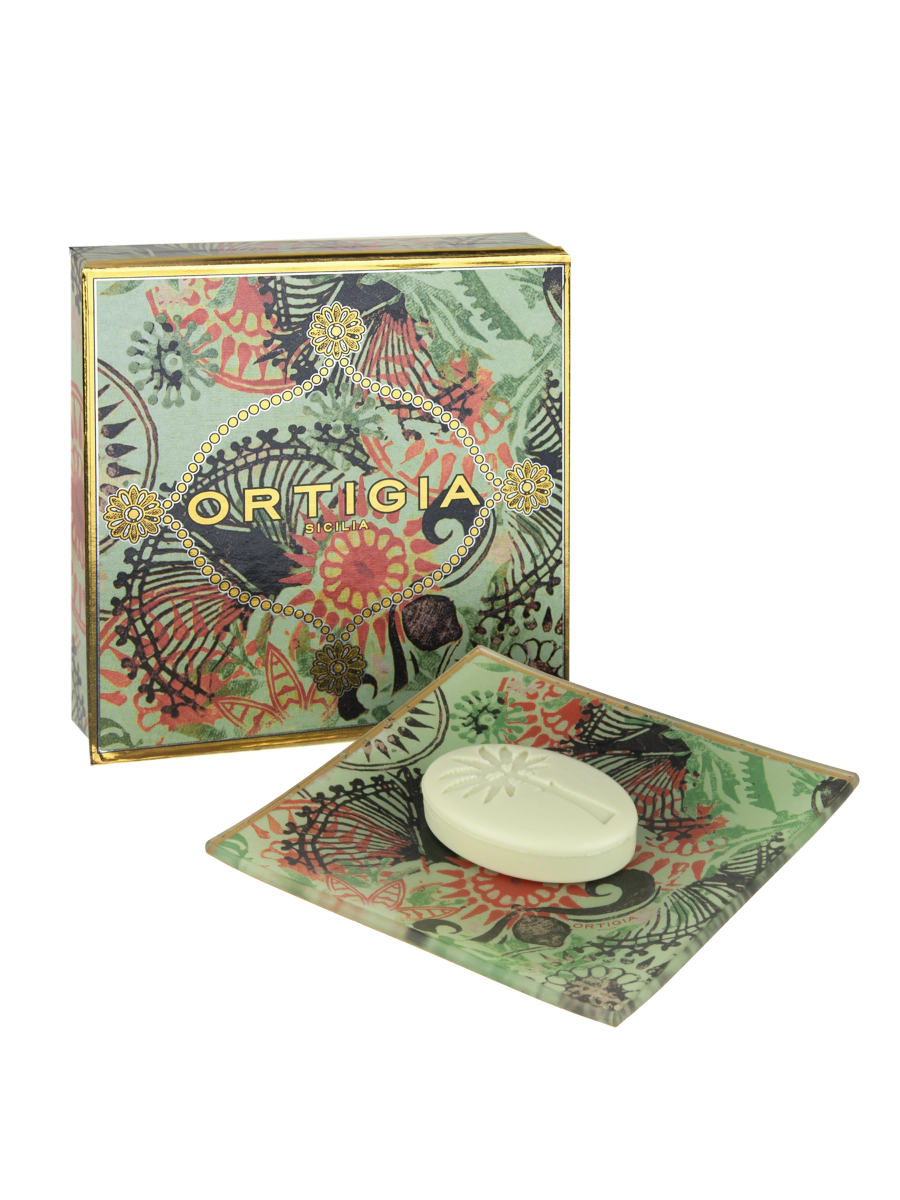 FICO D'INDIA GLASS PLATE AND SOAP