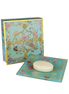 FLORIO GLASS PLATE AND SOAP